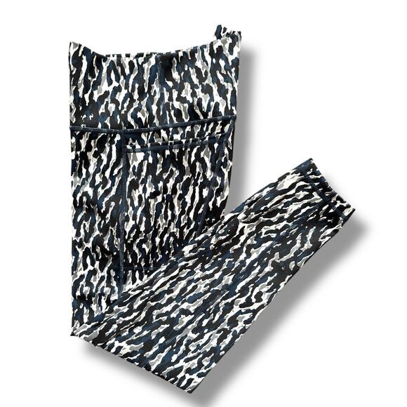 Sweaty Betty The Super Sculpt Workout Leggings Navy Blue Side Pocket Small - Picture 7 of 9